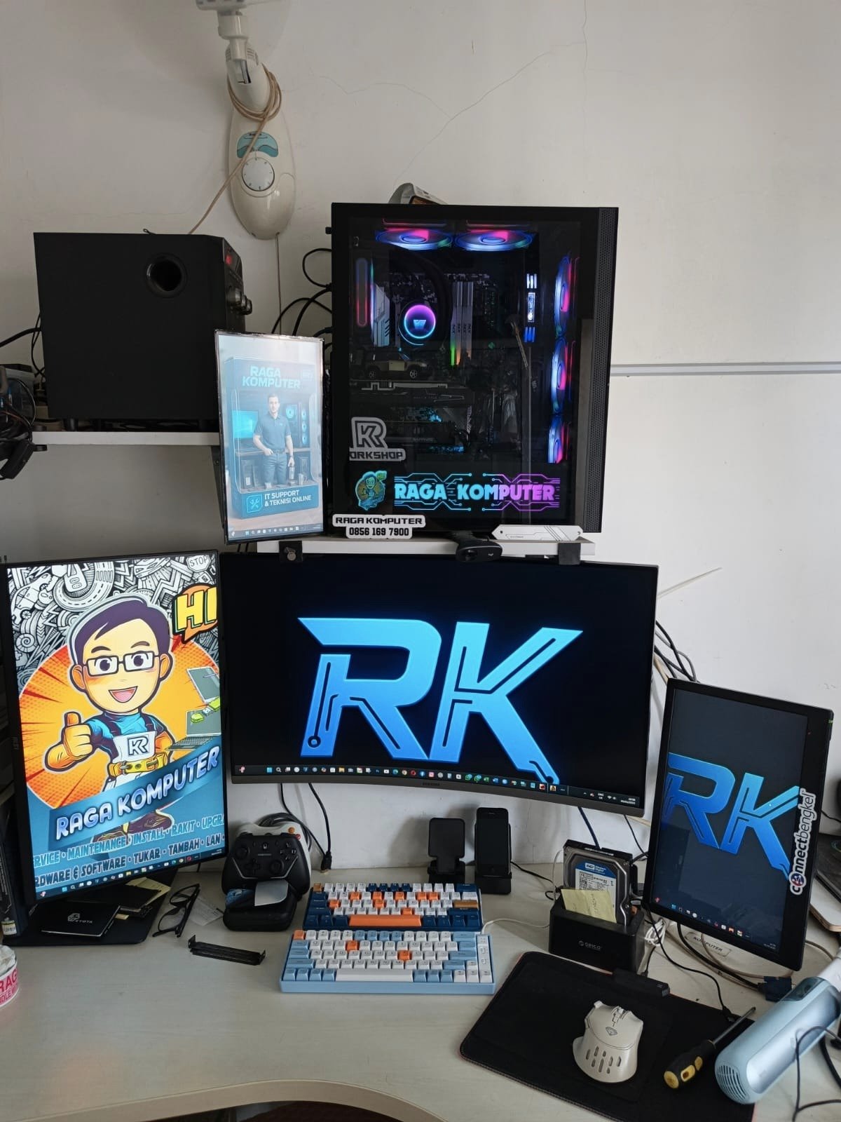 Proses perbaikan motherboard